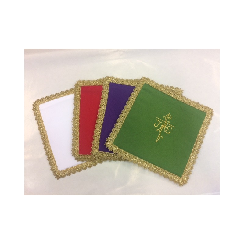 Palla copricalice con ricamo Croce e IHS