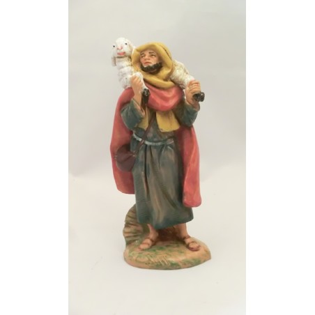 Pastore arabo con agnello in spalla cm 9,5