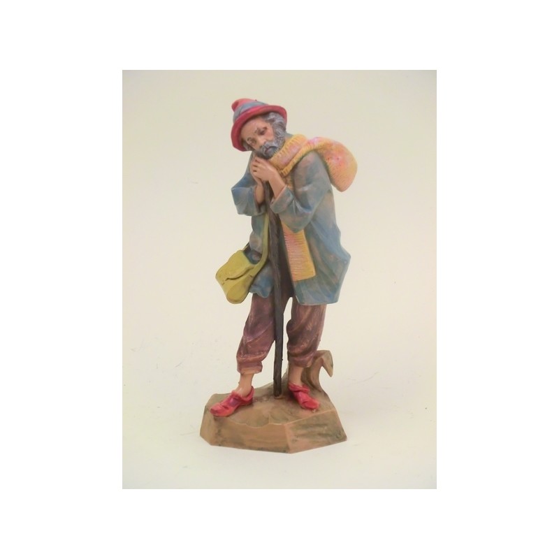 Pastore con bastone cm 19