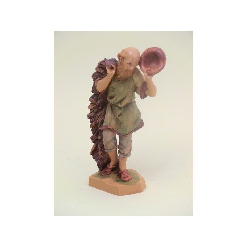 Pastore con cappello cm 19