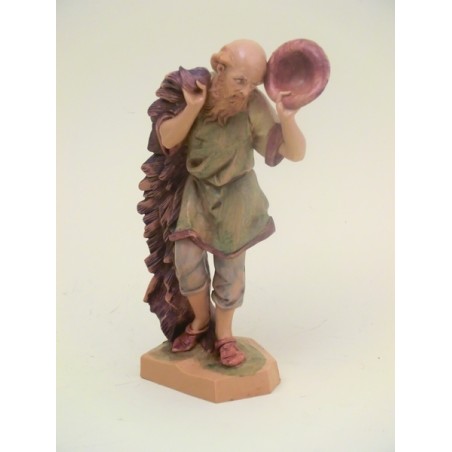 Pastore con cappello cm 19