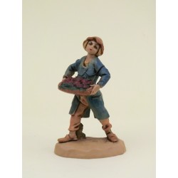 Pastore con cesto cm. 6,5