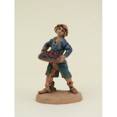 Pastore con cesto cm. 6,5