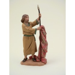 Pastore con lancia e tenda cm 12