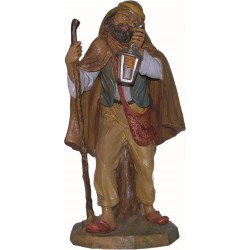 Pastore con lanterna in plastica cm. 45