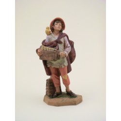 Pastore con organetto cm 12