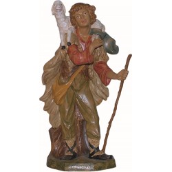 Pastore con pecora in plastica cm. 45