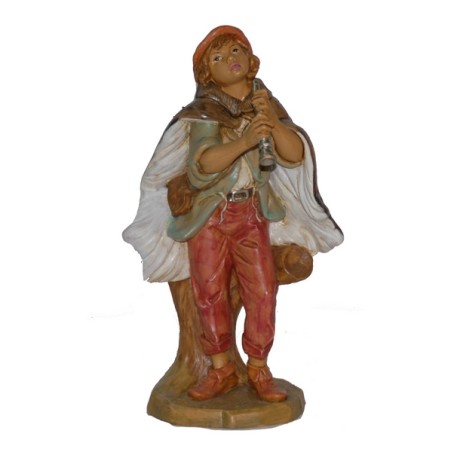 Pastore con piffero cm. 20