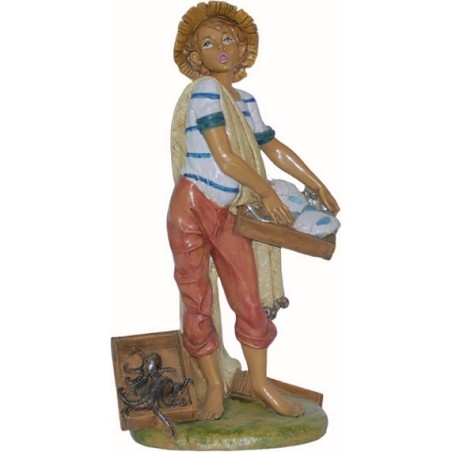 Pastore pescivendolo cm. 30