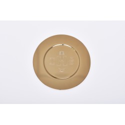 Patena IHS dorata  Ø cm. 15,5