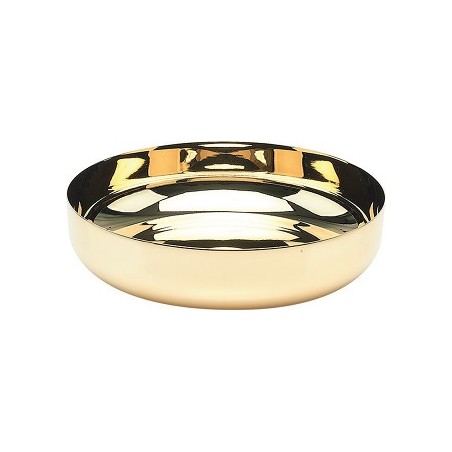 Patena offertoriale dorata cm. 10