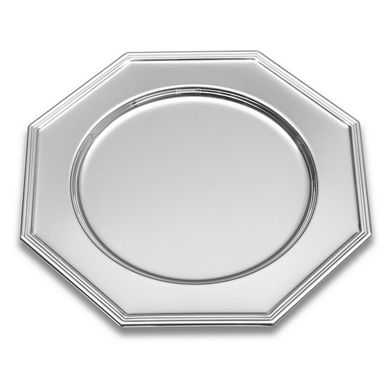 Patena ottagonale in ottone argentato per Neocatecumenali