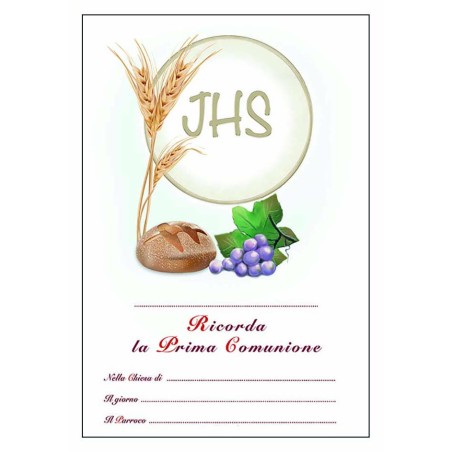 Pergamena Prima Comunione
