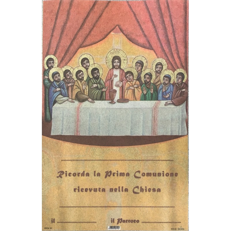 Pergamena Prima Comunione