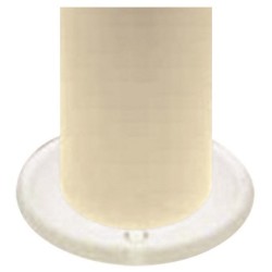 Piattino in vetro per moccolo