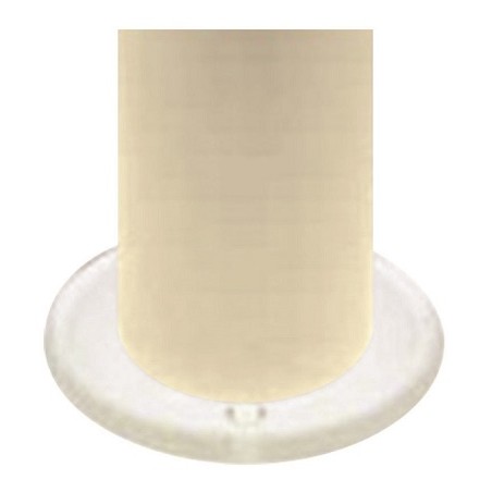 Piattino in vetro per moccolo