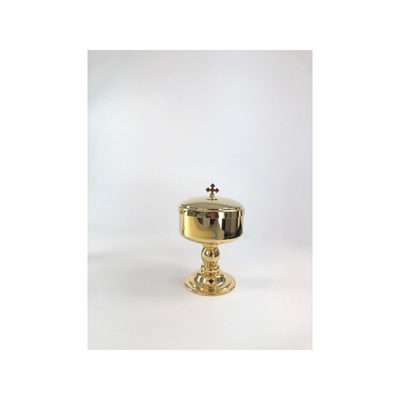 Pisside Fontana grande dorata cm. 14,5