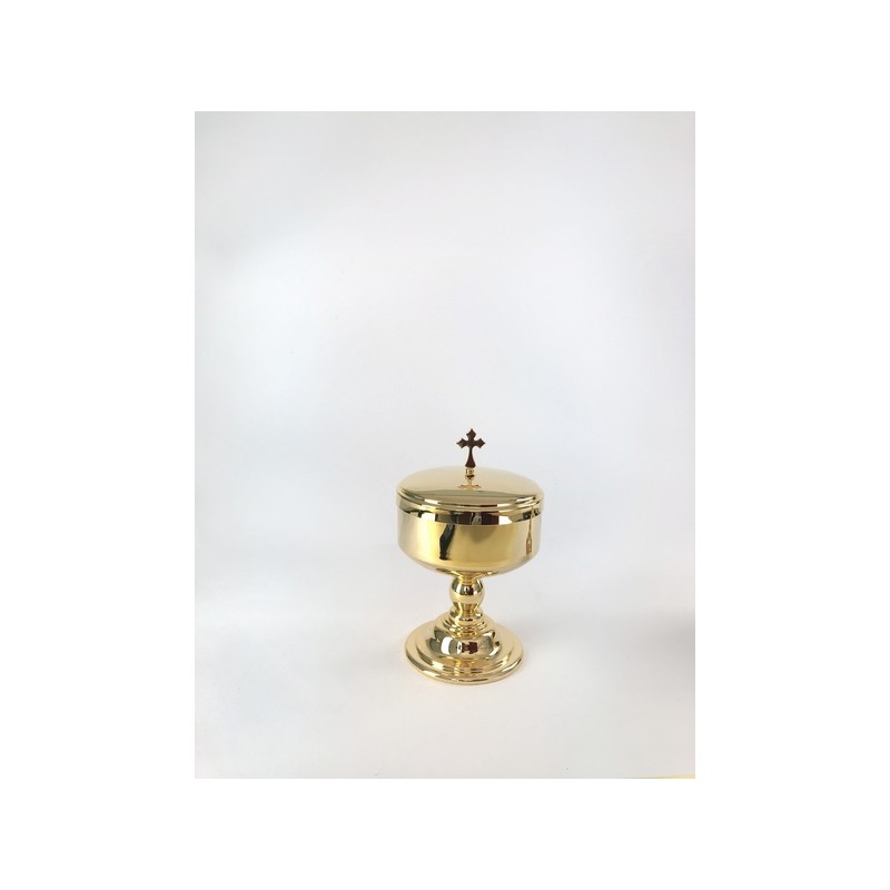 Pisside fontana grande dorata cm. 19