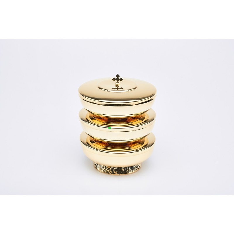 Pisside per concelebrazione a tre piani Ø cm. 14