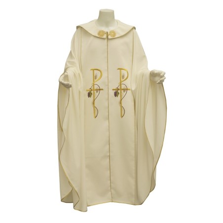 Piviale con ricamo in poliestere