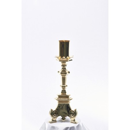 Portacero Barocco dorato cm. 50