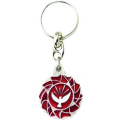 Portachiavi in metallo "Spirito Santo"