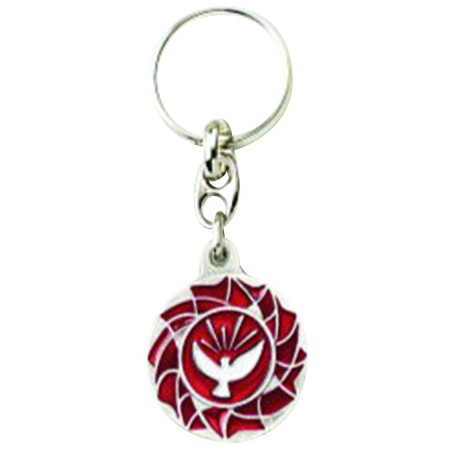 Portachiavi in metallo "Spirito Santo"