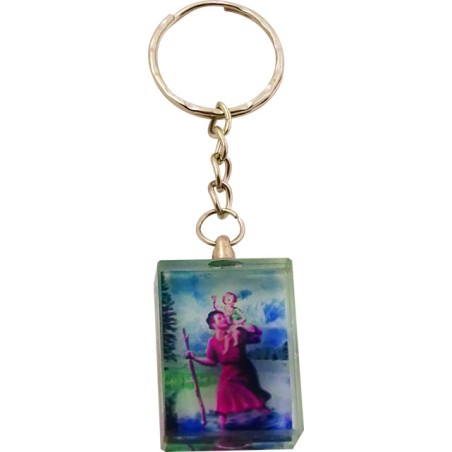 Portachiavi in vetro S. Cristoforo