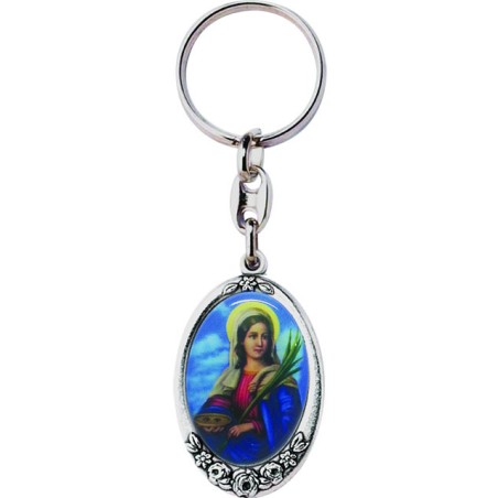 Portachiavi metallo S. Lucia