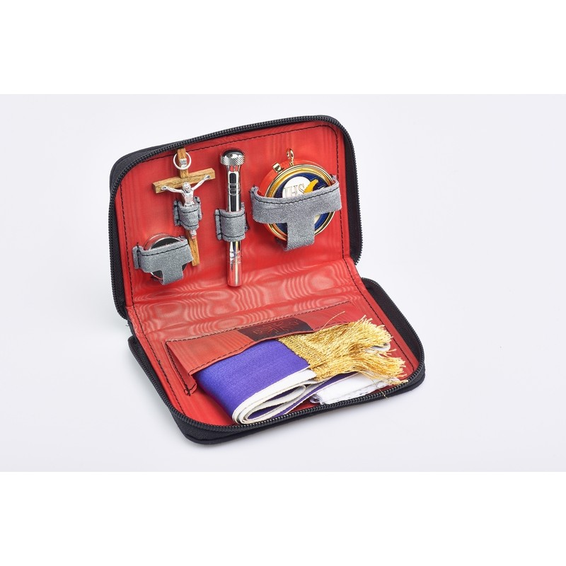 Portafoglio porta Viatico in camoscio