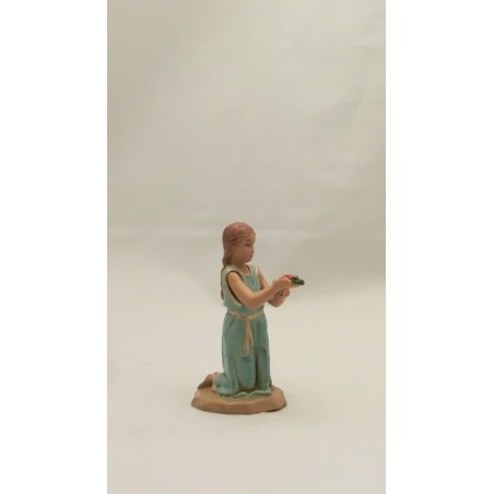 Ragazza in ginocchio cm 12