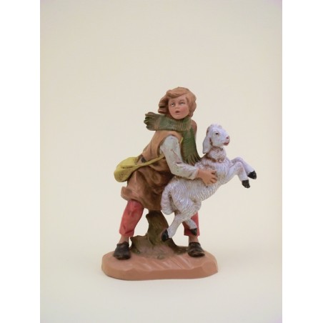 Ragazzo con pecora cm 12