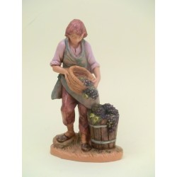 Ragazzo con uva cm 19