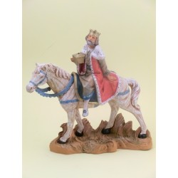 Re Bianco a cavallo cm 19