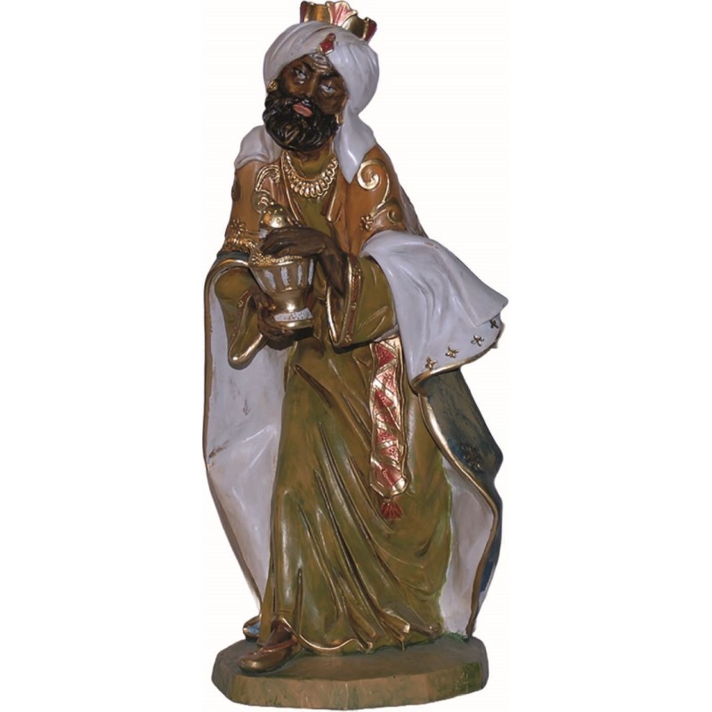 Re Magio moro in plastica cm. 45