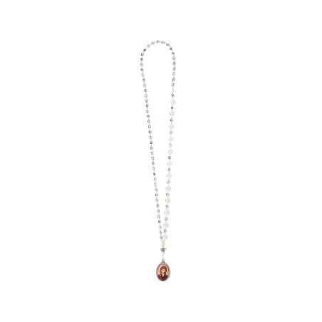 Rosario devozionale alla Madonna del Silenzio grano mm. 7+4