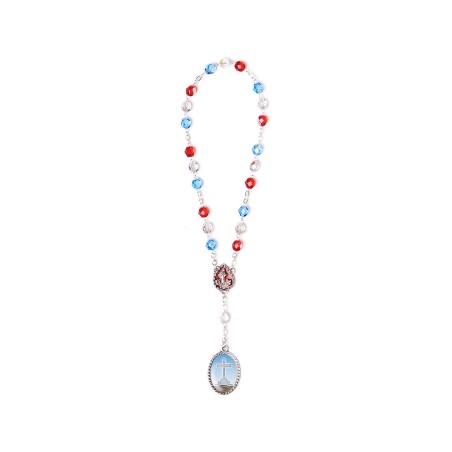 Rosario devozionale Pater Ave Gloria grano mm. 7