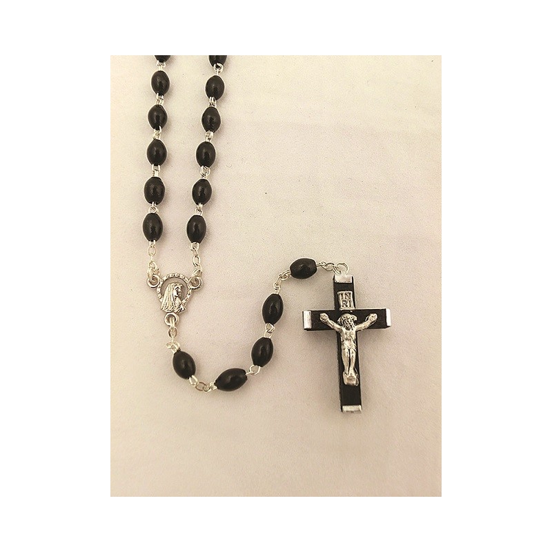 Rosario in legno legatura doppia con cofanetto