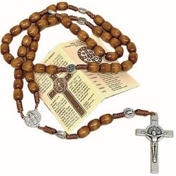 Rosario in legno S. Benedetto