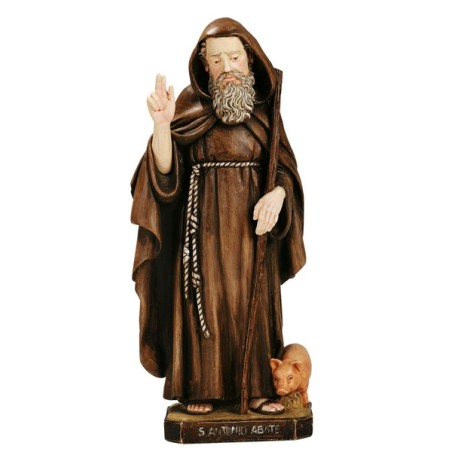 S. Antonio Abate in resina cm. 30