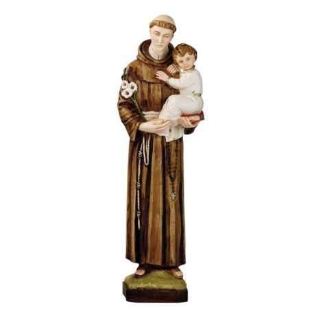 S. Antonio da Padova in resina cm. 33