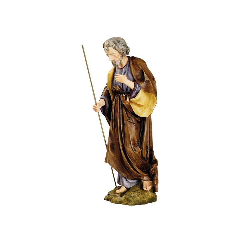 S. Giuseppe con bastone - presepio cm. 50