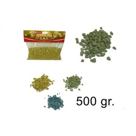Sacchetto ghiaia gr. 500 giallo/verde/azzurro