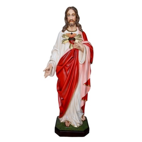 Sacro Cuore in vetroresina cm. 170