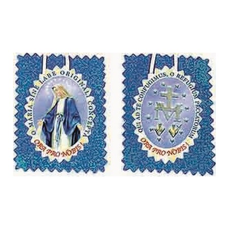 Scapolare Madonna Miracolosa in stoffa