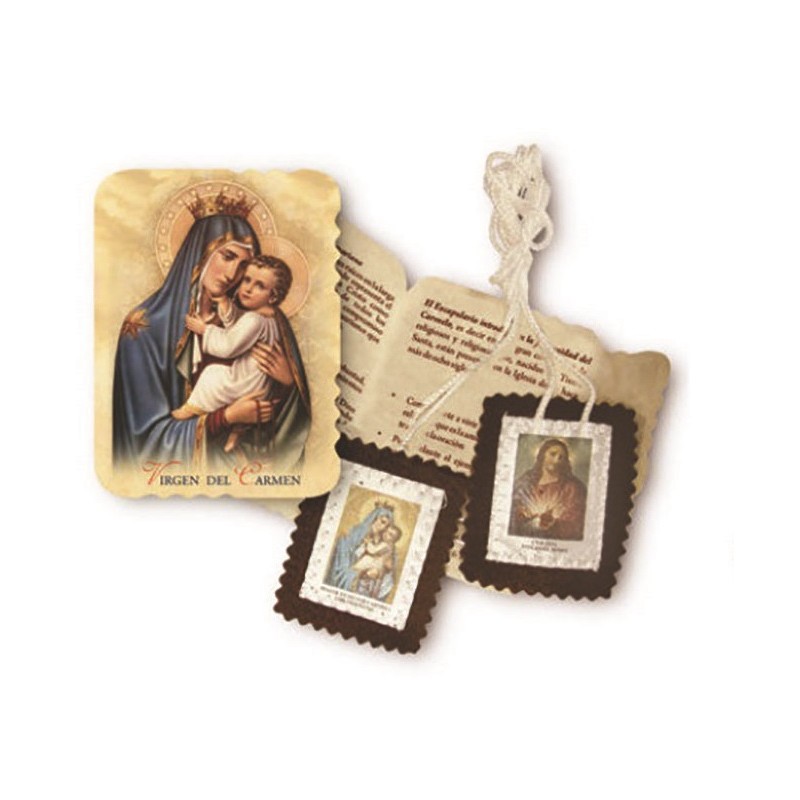 Scapolare piccolo cm. 4,5x5,5 con cartoncino