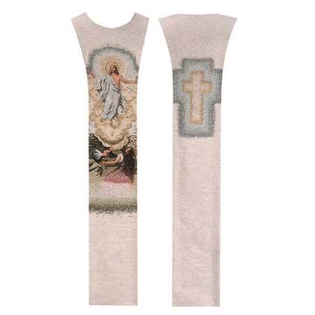 Scapolare Resurrezione fondo bianco