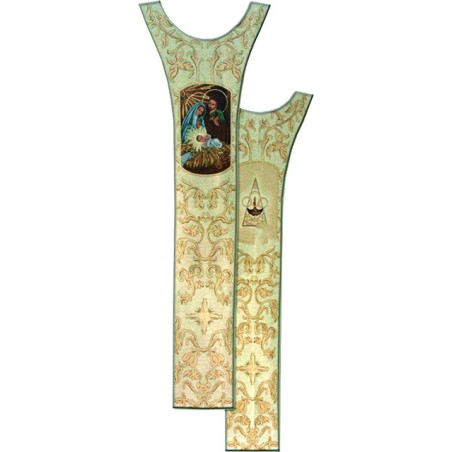 Scapolare ricamo Natività