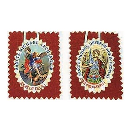 Scapolare S. Michele Arcangelo in stoffa