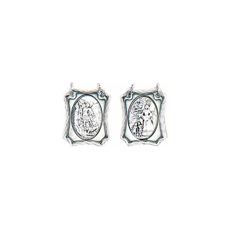 Scapolare San Michele Arcangelo in metallo